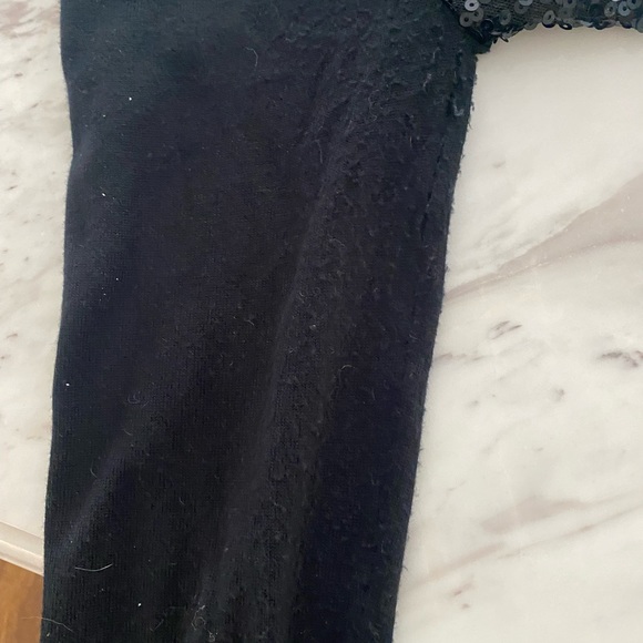 Camellia Black Sequin Sweater- Size M - Picture 7 of 9